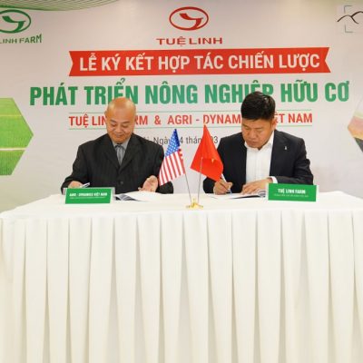 Lễ ký kết hợp tác chiến lược phát triển nông nghiệp hữu cơ: Tuệ Linh Farm & Công ty Agri – Dynamics Việt Nam